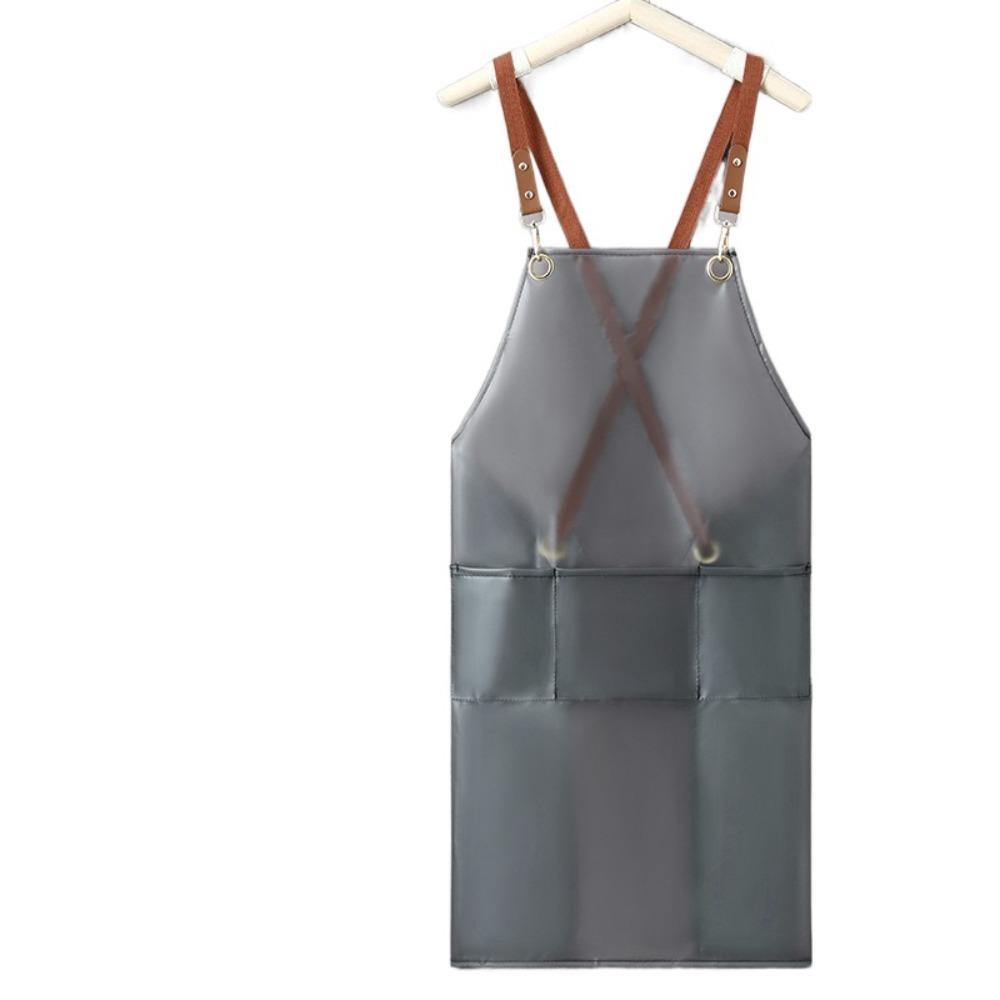 Transparent Cooking Aprons Waterproof Painting Apron Fashionable Household Apron  for Adults