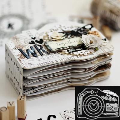 Камера Альбом Металлические режущие штампы Трафарет для DIY Скрапбукинга Фотоальбом Тиснение Бумажные карточки Поделки Вырубки