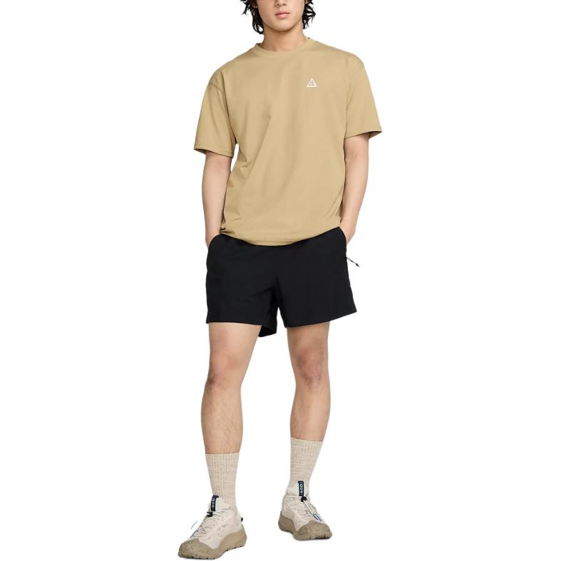 Nike Max90 ACG Back Logo Print Loose Comfortable Fashion Short Sleeve T Shirt Men Tops Parachute-Beige HJ0799-297