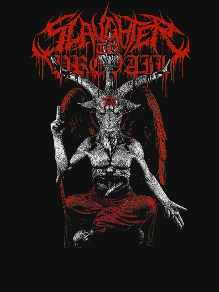 Футболка с коротким рукавом Slaughter To Prevail, черный цвет, все размеры, BT281, унисекс