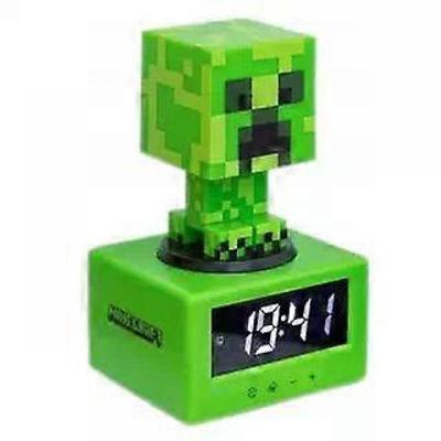 Светящийся будильник Creeper LED с зарядкой, настольная ночная лампа, Декор на день рождения для детей