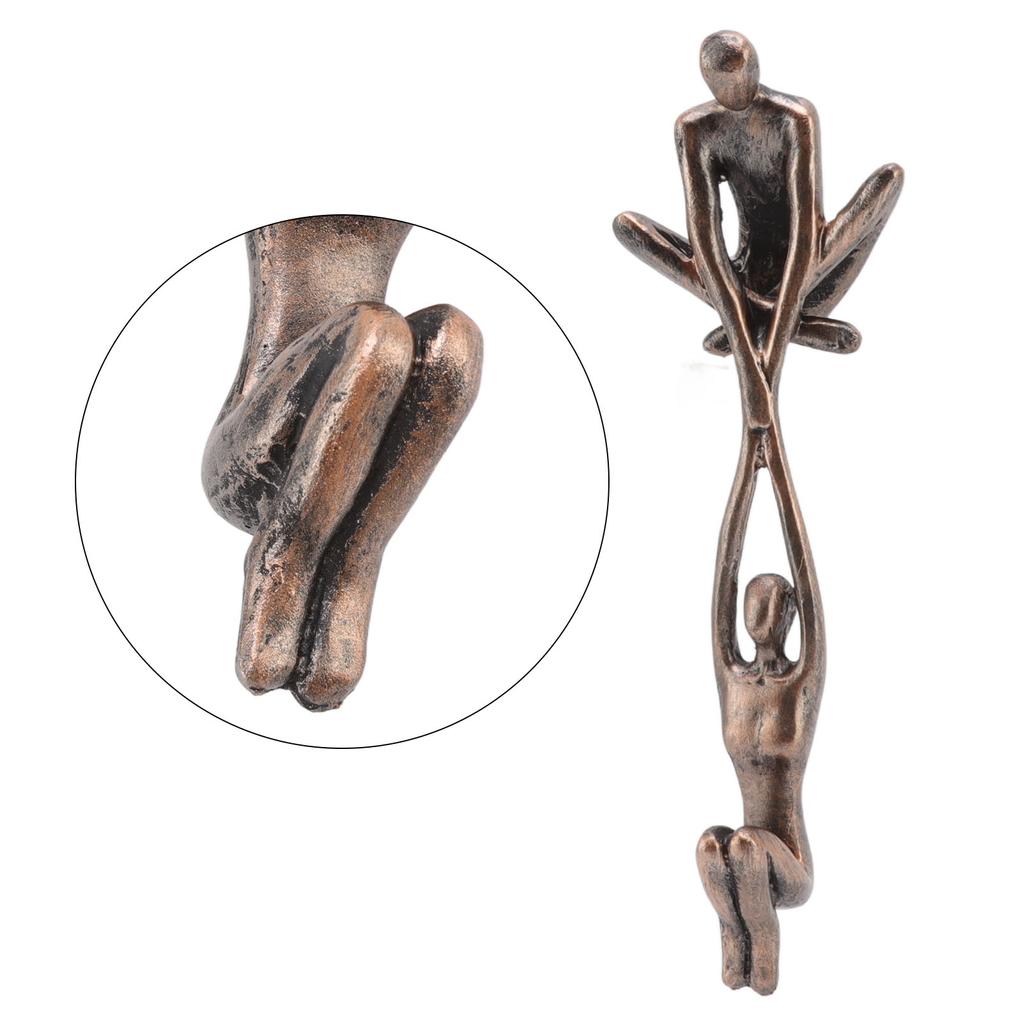 Lover Sculpture Ornament Resin Abstract Art Statue Couple Man Lifting Woman Dancing Figurine