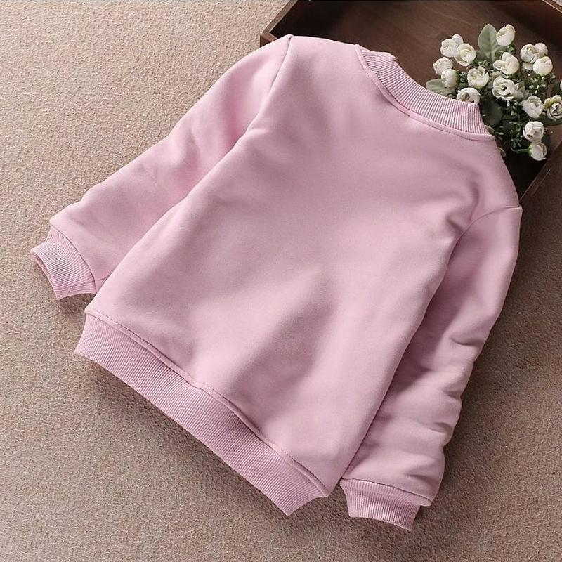 Свитера для девочек, весенне-осенние детские корейские топы с длинными рукавами и героями мультфильмов для подростков, детская нижняя рубашка