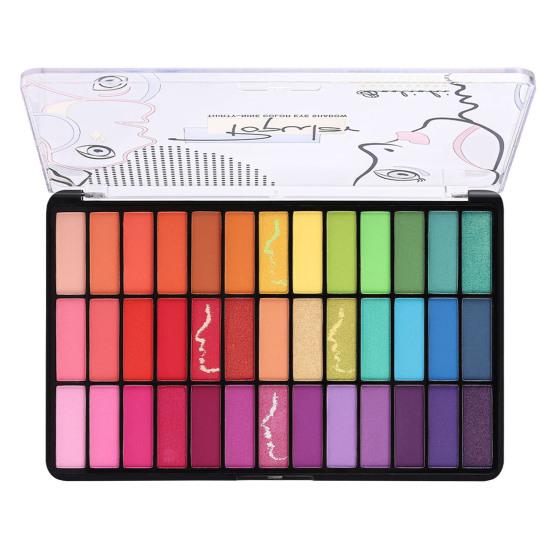 Невыцветающие тени для век, не слеживающиеся, модные, 39 цветов, матовый перламутровый макияж для студентов