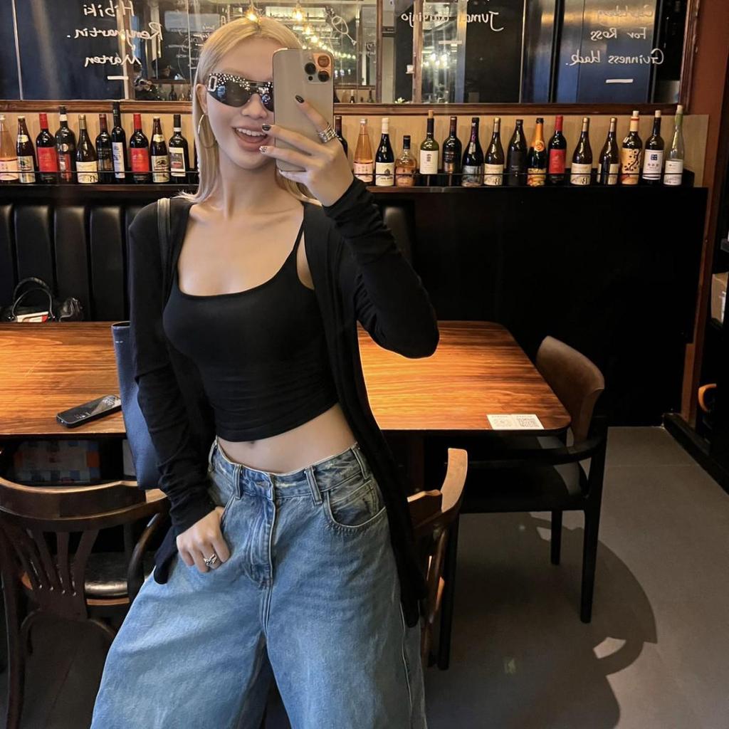 Солнцезащитные очки Y2K с крупной оправой, инкрустированные стразами, для женщин