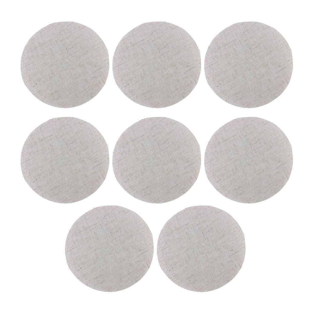 EdisonBrain Light Reduction Sheet, Anti-Glare, 7.5cm Diameter, Spotlight Cover, Chandelier LED Filter Sheet, Lamp Diffuser, Off-White (Pack of 8)