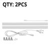 Светильники для кухни T5 6W 10W Tube Bar Lamp 2835 SMD светодиоды 85-265V Светодиодные лампы для украшения спальни Кнопочный переключатель luminaria с вилкой европейского стандарта