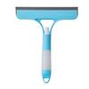 Glass Wiper 3-In-1 Window Cleaning Scraper with Spray Bottle Ergonomic Handle Window Wiper All-Purpose Cleaner Tool