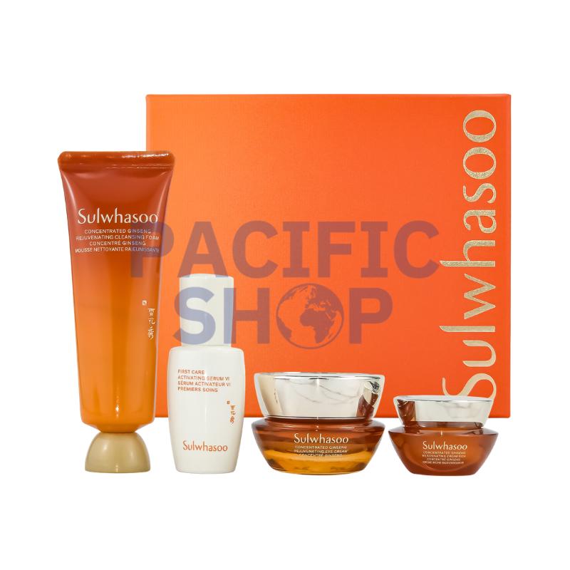 Sulwhasoo Концентрированный омолаживающий крем для век с женьшенем 15 мл Git Набор
