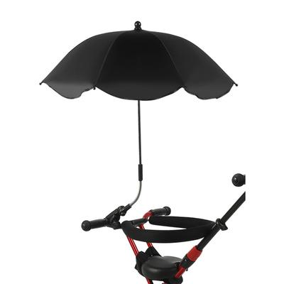 Детская коляска Зонт Защита от УФ-излучения 360 градусов Регулируемая автоматическая водонепроницаемая портативная коляска