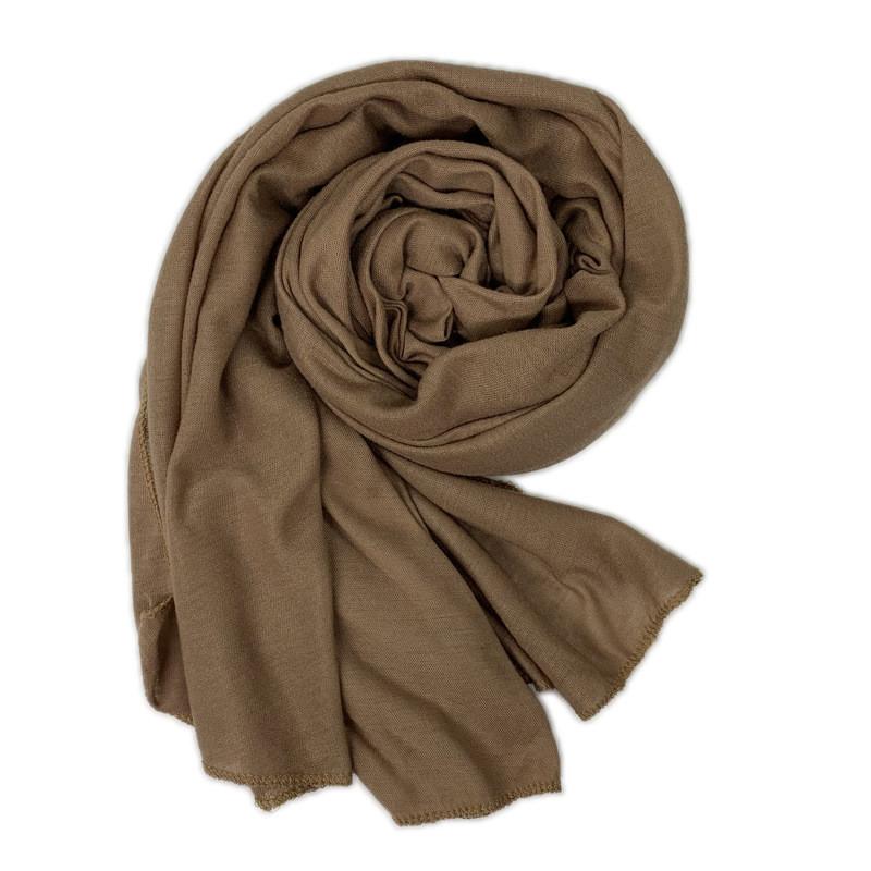 Женский однотонный хлопковый трикотажный шарф с пузырьками, хиджаб, однотонная повязка на голову, платки, женские мусульманские хиджабы, магазин