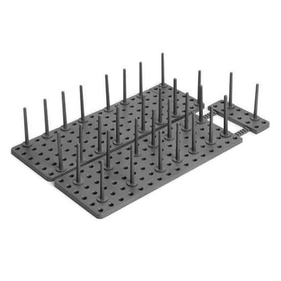 1/2 шт. Стеллаж для хранения Выдвижной регулируемый органайзер для ящика со съемными перегородками Пластиковая сушилка