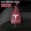 bfxhr7 Tesla multi-functional car hidden hook seat headrest creative interior chair back car hook car accessories