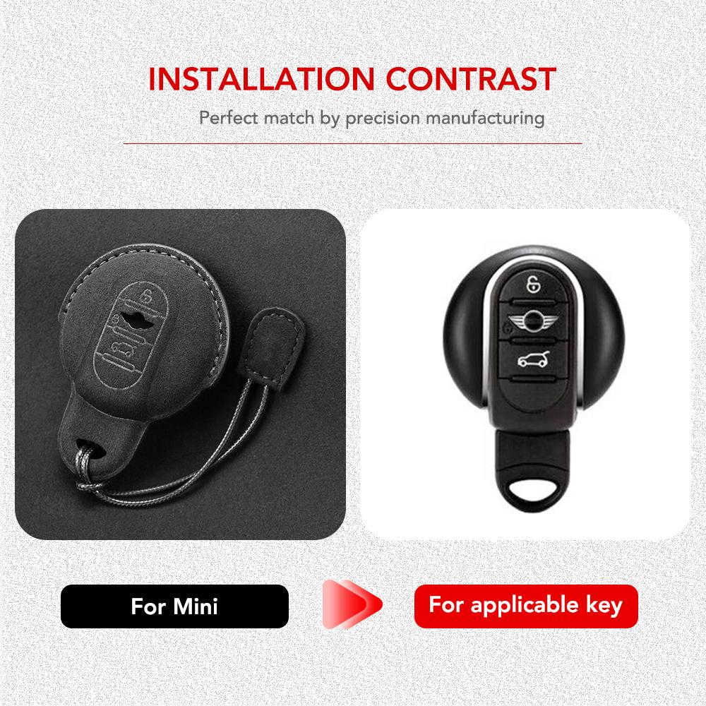 Автомобильный чехол-брелок держатель аксессуары для BMW Mini Cooper F55 F56 F57 F54 F60 JCW Clubman Countryman чехол для ключа с пультом управления автомобиля