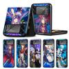 Genshin Impact Game Case for Samsung Galaxy Z Flip 4 Z Flip 3 5G ZFlip3 ZFlip Flip3 ZFlip4 Zflip Protection Bag Black Cover