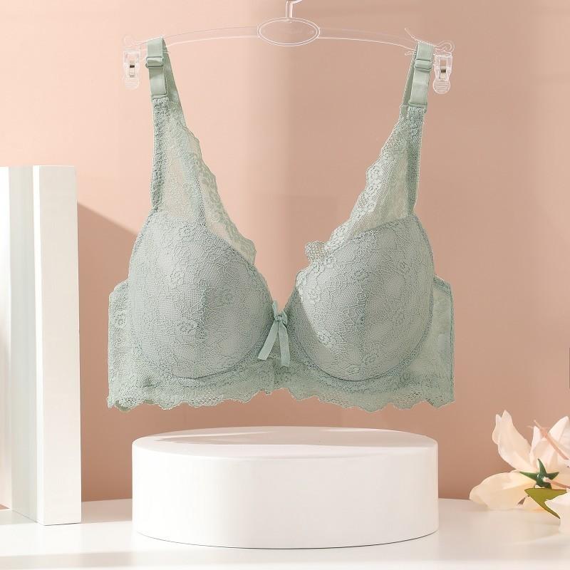 FINETOO Кружевной бюстгальтер со сборками для женщин, сексуальное нижнее белье с эффектом пуш-ап, удобное нижнее белье