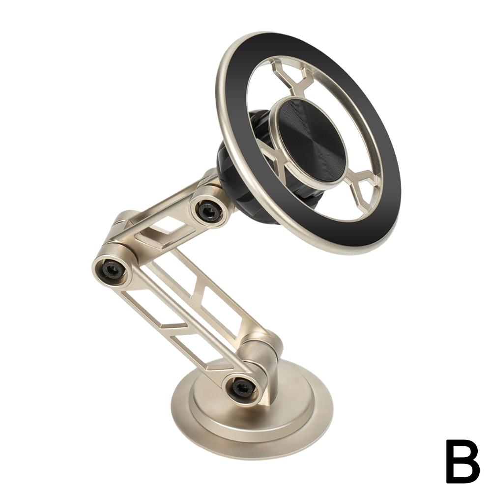 Magnetic Car Phone Holder 360Degree Rotating Metal Bracket Foldable With Ventilated Magnet GPS Stand Cars Accessories For Phones