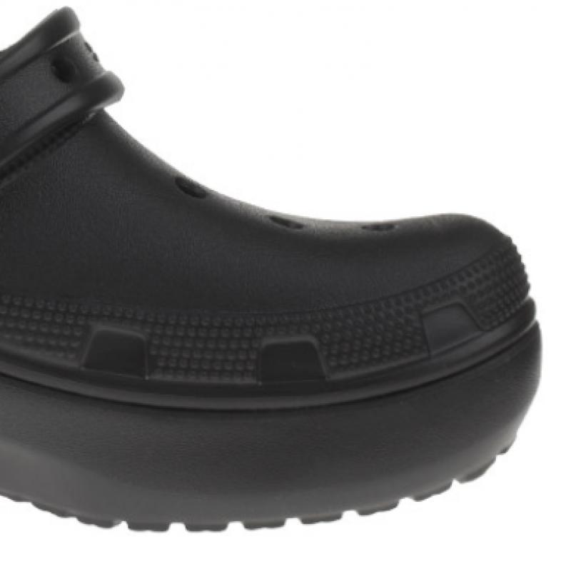 Crocs Классические туфли-сабо на платформе с подкладкой из тюля 207938 001 Черный