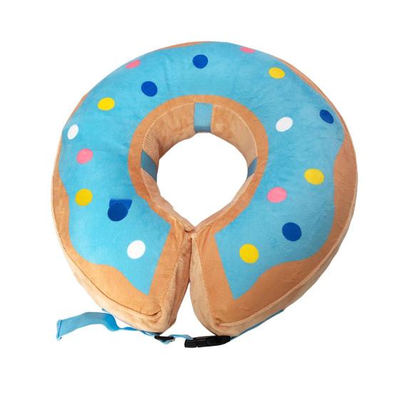 Надувной ошейник для домашних животных, регулируемый ошейник для собак после операции, восстановление, ошейник-пончик, против укусов, против вылизывания, мягкий конус для домашних животных, для швов, ран, сыпи