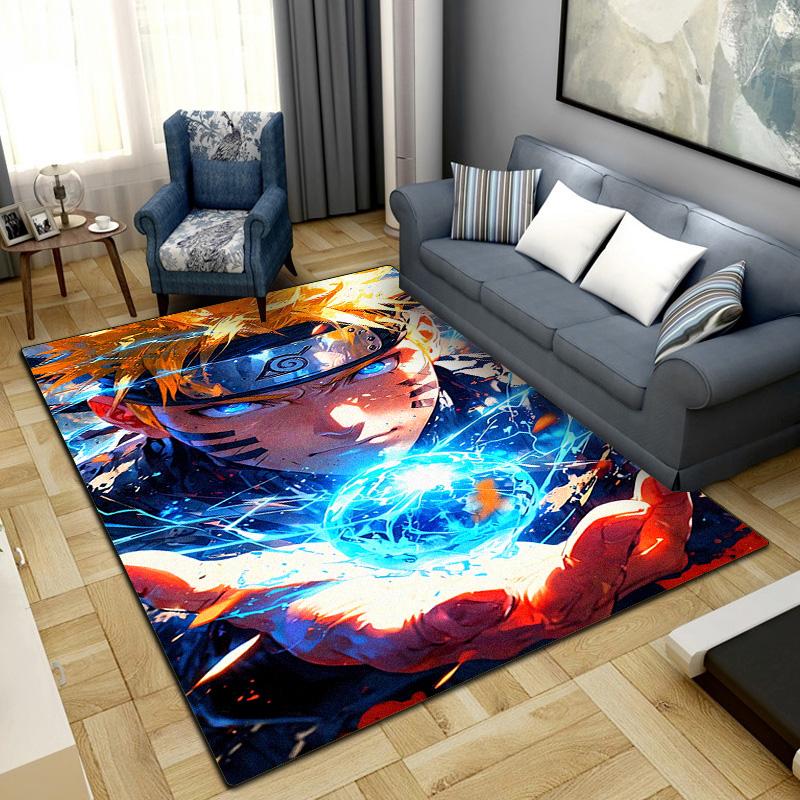 Anime-Naruto Area Carpet for Living Room Bedroom Home Decor Cool Movie Mat Floor Mat -LXR71