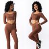 High-Elastic Long-Sleeve Yoga & Pilates Fitness Set for Autumn & Winter