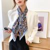 90CM Four Seasons Square Large Square Scarf Luxury Decorative Shirt Professional Headscarf Hairband Sunscreen Headscarf