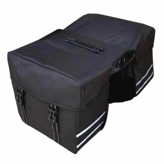 Сумка для заднего багажника велосипеда 25 л, большая вместимость, светоотражающий жесткий корпус, багажник для шоссейного и горного велосипеда