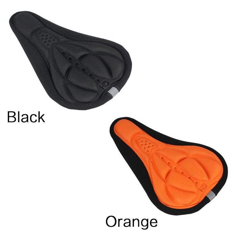 Bicycle Saddle 3D Bike Seat Cover Padded Wide Gel Soft Pad Exercise Bike Seat Cushion Wide Foam Mountain Bicycle Seat Cushion