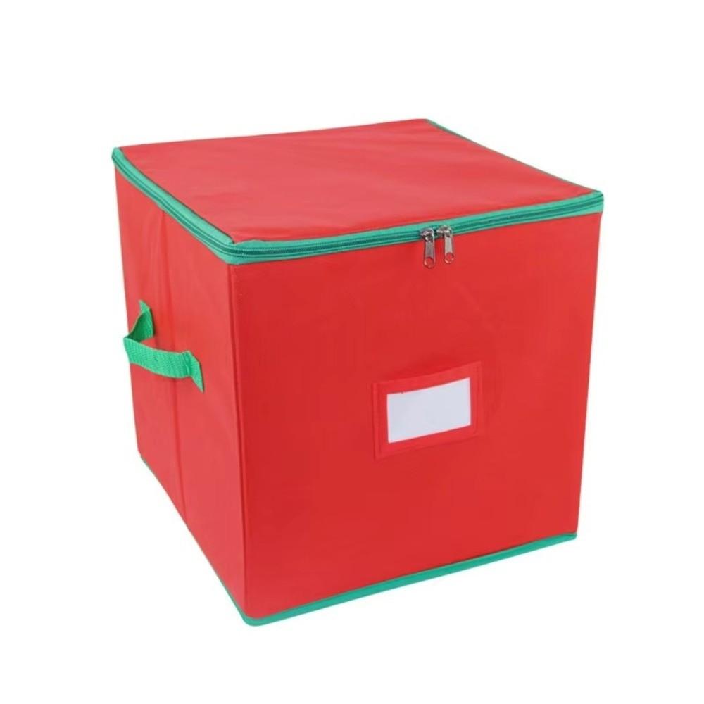 Non Woven Fabric Christmas Ornament Storage Box Holiday Storage Bin Christmas Supplies Storage