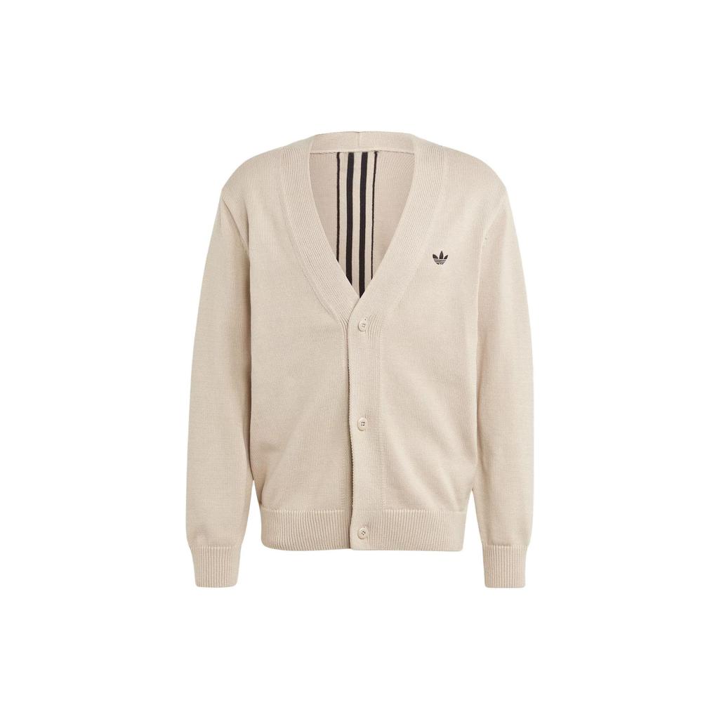 adidas Originals Rifta Oversized Intarsia Cardigan Beige IM4649