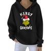 Women's Christmas  Hoodie Funny Cute Christmas Holiday Sweatshirt Pullover