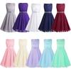 Kids Girls Sparkle Sequin Lace Flower Girl Bridesmaid Wedding Party Dresses Sleeveless Chiffon Princess Pageant Ball Gown
