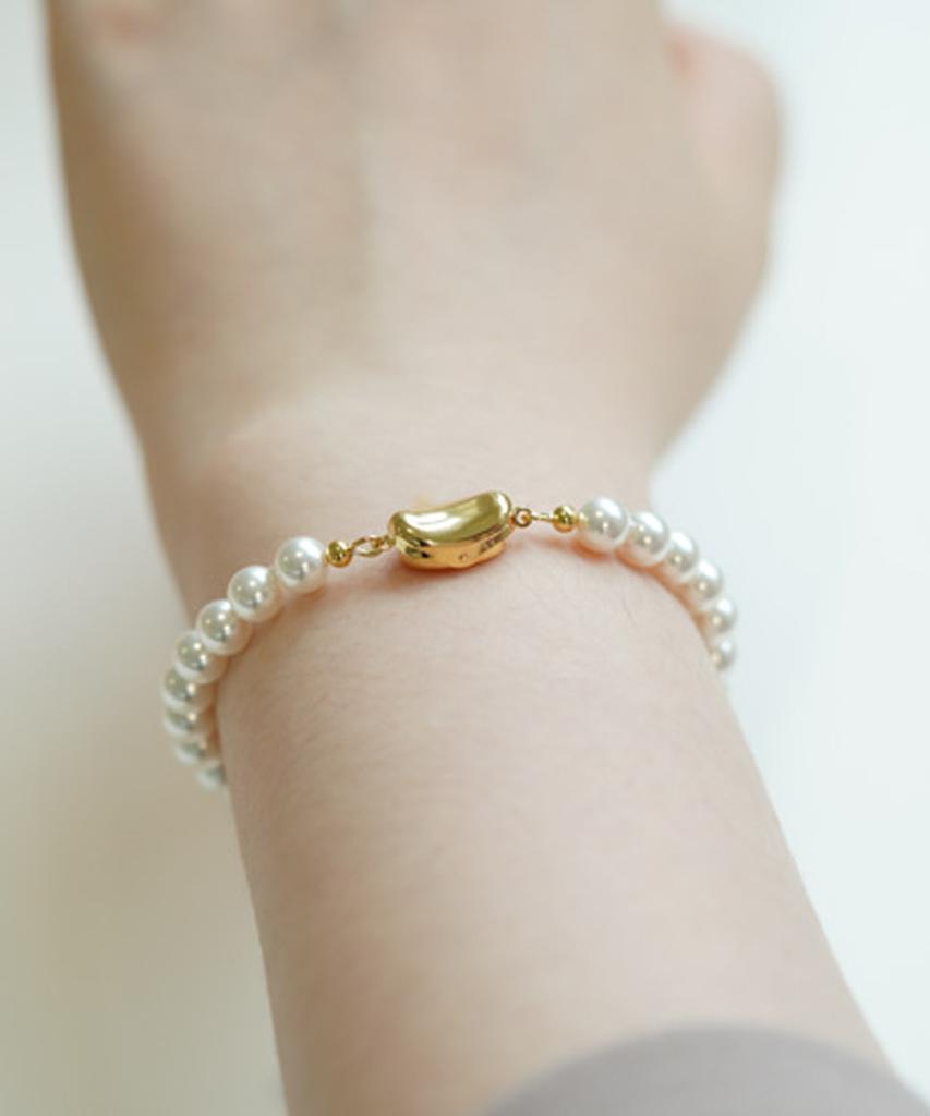 Браслет Alleun с жемчугом Swarovski Серебро 925 Прочные Бусины (Тип А)