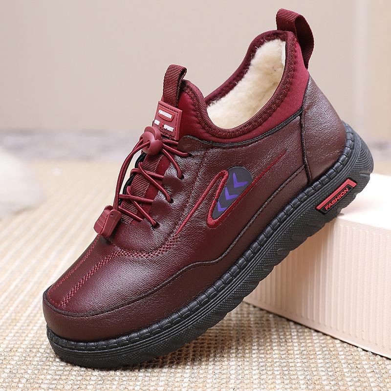 Новая женская бархатная спортивная обувь, утолщенные модные нескользящие кроссовки, зимние ботинки, женские ботинки