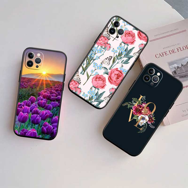NH24 Цветы роза Розовый чехол для телефона для Samsung Galaxy S20 S21 S22 Ultra FE + Plus A21S A22 A24 A25 A26 A30 A30S A31
