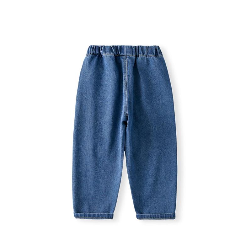 Spring and Autumn Children's Casual Pants Korean Version of Blue Jeans Fashion All-match Boy Pants