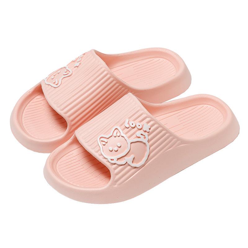Cute EVA Non-Slip Indoor Slippers for Couples - Summer Sandals for Men & Women