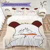 Hello Spank Pattern Bedding uilt Set uilt Cover Pillowcase Home Decoration Birthday Gift (1 * duvet cover + 2 * pillowcase without core)35