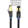Durable Ethernet Extension Cord Copper Wire Cat 8 Patch Cable CAT8 Ethernet Cable  Smart TV