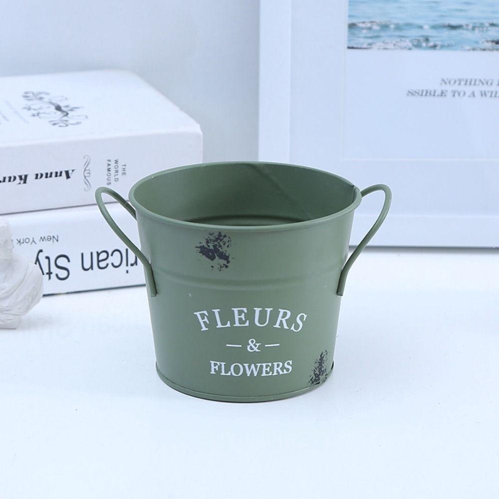 Главная Металлический кувшин Кувшин Цветочные горшки Цветочная ваза Садовый декор Ведро для цветов