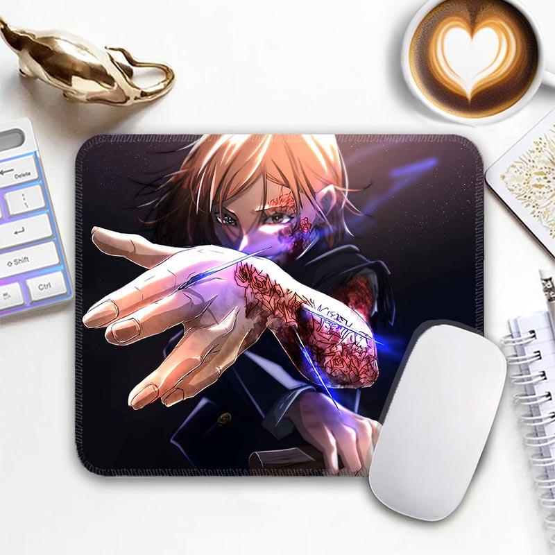 Игровой коврик для мыши Satoru Gojo из Jujutsu Kaisen, стандартный, маленький, для путешествий, нескользящий, офисный