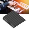 10 Pcs Black Piano Keys Matte Texture ABS Plastic Piano Replacement Key for Maintenance