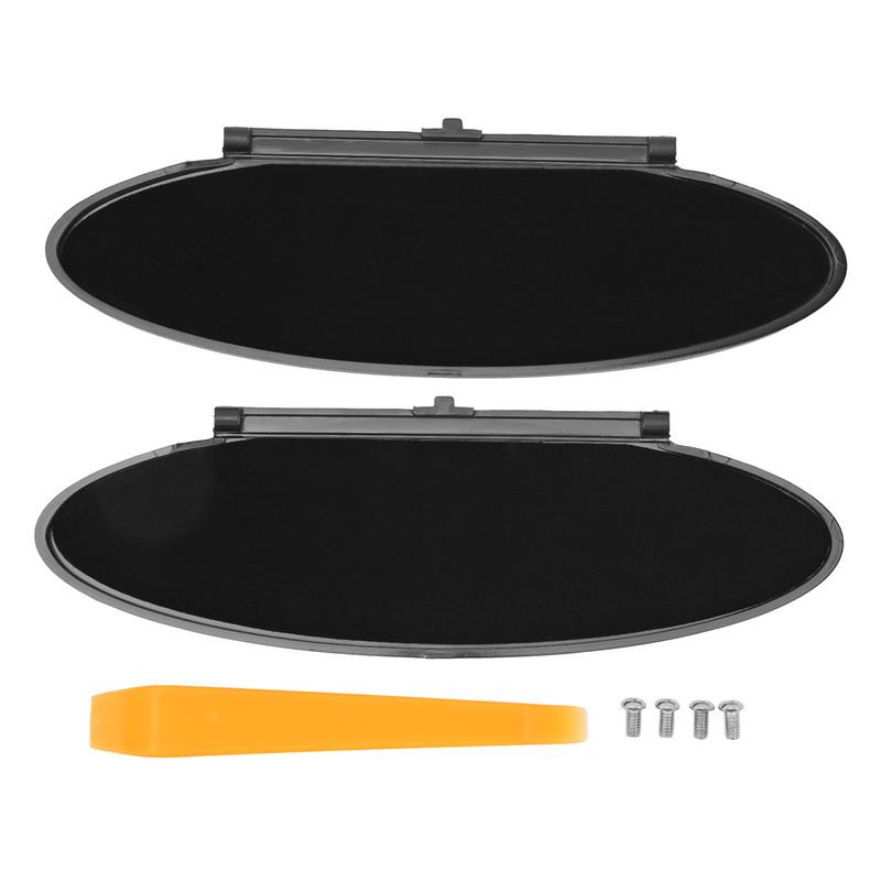2Pcs Car Sun Visor Mirror Cover 99670142102 Sunvisor Lid Cover Replacement for Porsche Boxster Cayman 986 987 2002-2012