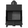 KRATKI FLOKI S 8 kW ECO Fireplace Insert Black Set for Installation and Fitting