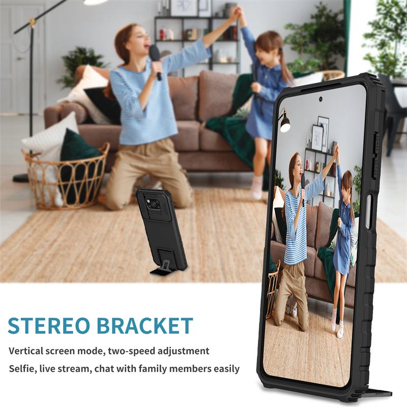 Для Poco X3 Pro Чехол Slide Camera Lens Armor Phone Case для Xiaomi PocoX3 Poco X3 NFC Little X 3 Противоударный Kickstand Back Cover