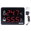 Temperature Humidity Indicator Multifunctional Digital Thermometer Hygrometer US Plug 100‑240V