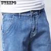 Men's Jeans Spring and Summer New Loose Straight Pants Blue Large Size Casual Fashion Simple Jeans