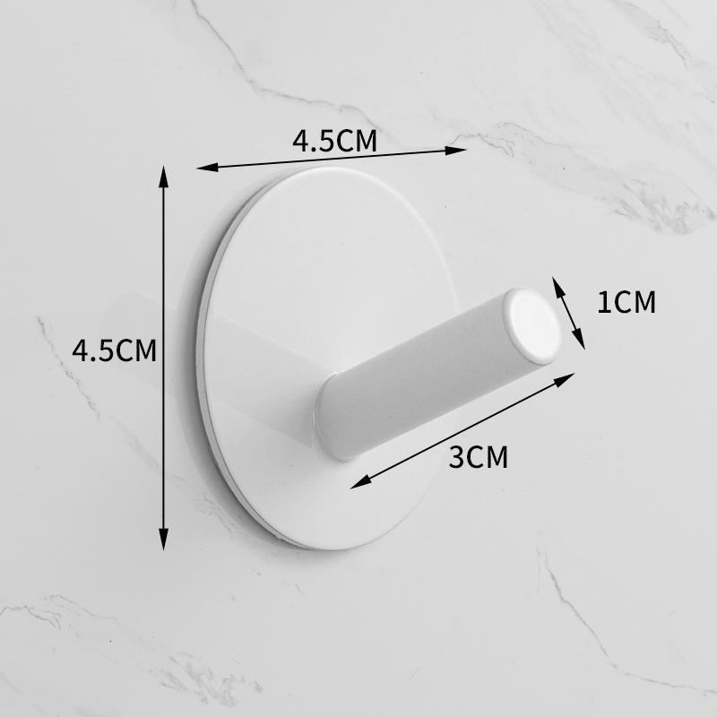 Крючок из нержавеющей стали 304 с клеевым слоем — без сверления, не оставляет следов, одинарный крючок для ванной комнаты, кухни или двери