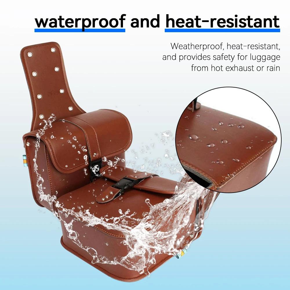 Левая и правая мотоциклетные сумки боковая сумка для инструментов универсальная для Honda/Yamaha/Suzuki водонепроницаемая сумка для хранения