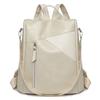 Soft Leather Backpack Large Capacity Backpack Women's Outdoor Travel Shoulder Bag Anti-Theft Bag
